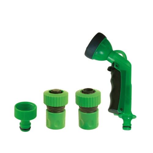 Adjustable Garden Fire Hose Spray Nozzle with Connector