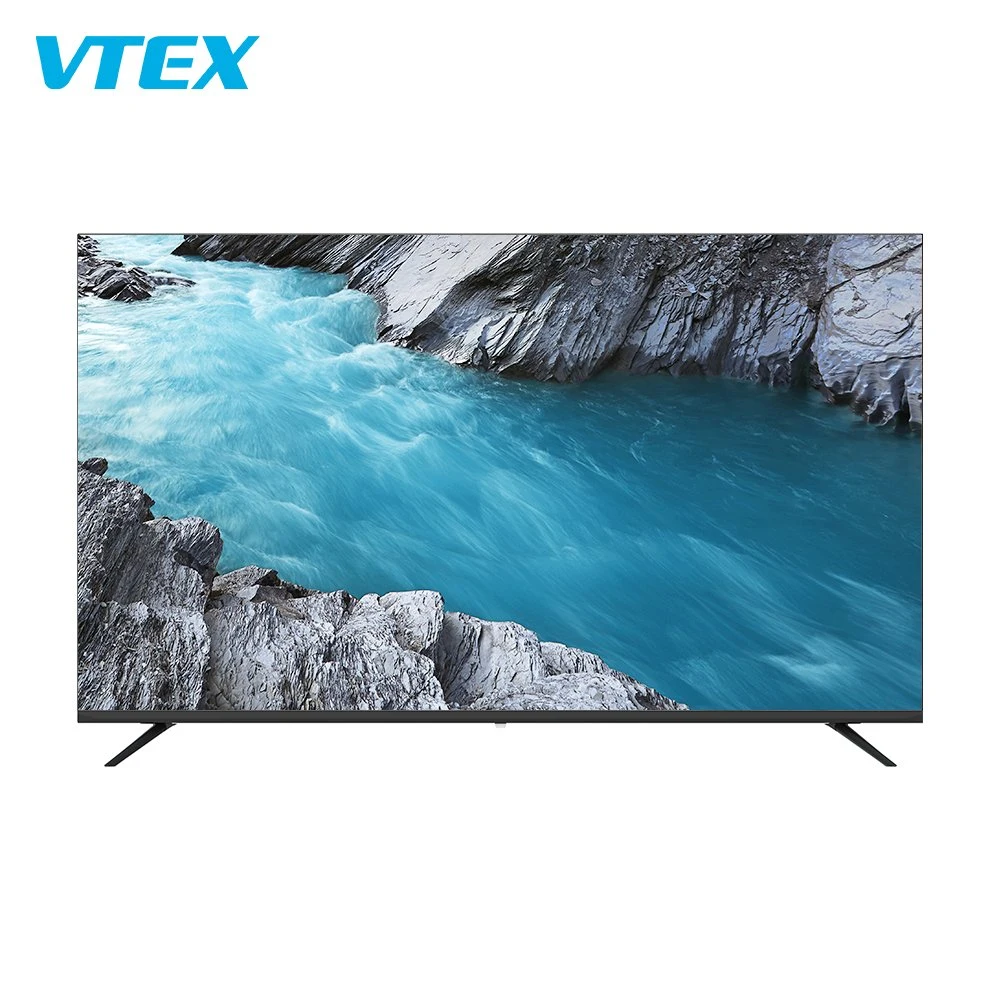 Téléviseur Smart TV numérique couleur 4K 50 55 pouces à écran plat Téléviseur à écran large sans cadre Home Office Hôtel téléviseur intelligent