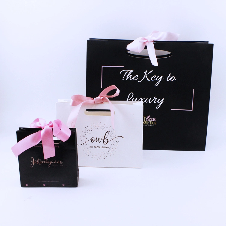 Personalised Paper Bags Large Wedding Packaging Gift Bags with Handle