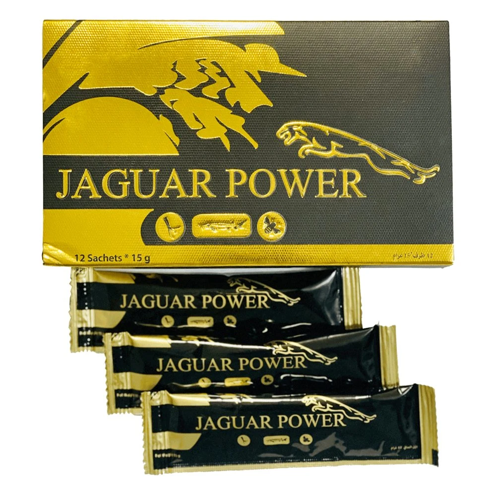 Negro Jaguar Power Honey (12 sobres - 15 G)