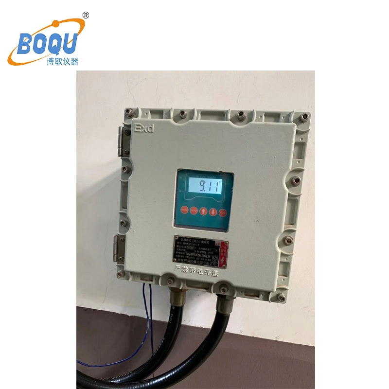 Boqu Ddg-2080X Instalación Celda de flujo de caja a prueba de explosión y Exd la medición de la industria petroquímica en línea de análisis de la Conductividad CE