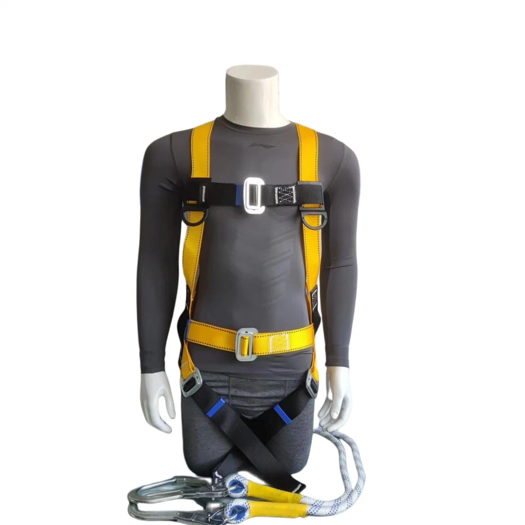 Worker Aerial Working CE PPE Webbing Fall Arrest Full Body Safety Harness