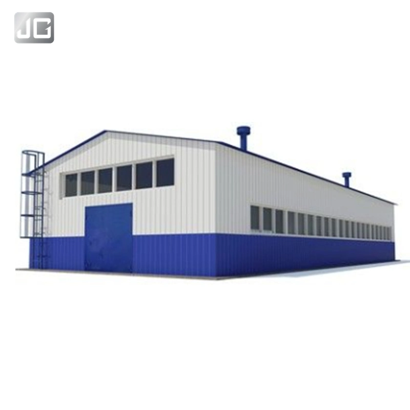 Galvanized Q355 Steel Metal Construction Prefab Steel Frame Structure for Industrial Warehouse Workshop