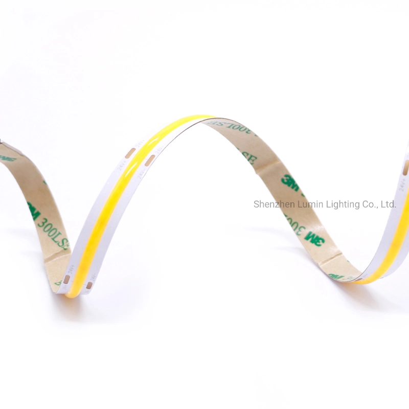 No hay punto de LED de alta densidad de 8mm de ancho FPCB TIRA DE LEDS DE 24V 12V/LED de 480 M DE TIRA DE LEDS de mazorca flexible