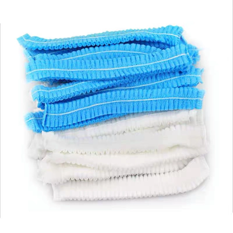 Health Care Elastic Surgical Nurse Hair Net Disposable Bouffant Cap