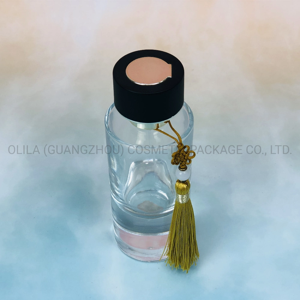 Wholesale/Supplier Perfume Bottle Glass 100ml Perfume Bottle Package with Tassels