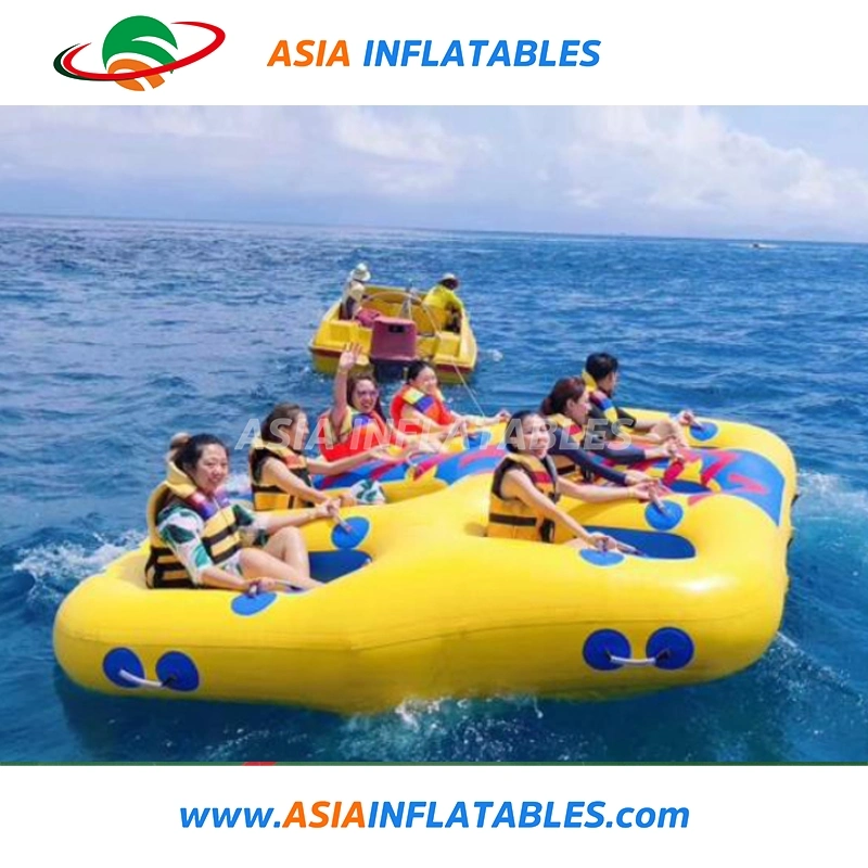 7 personnes Inflatable Water Donut Ride ski Towable Boat Water Équipement de jeu