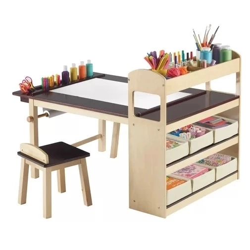 Kids Wooden Study Table and Chair Set with Lower Price