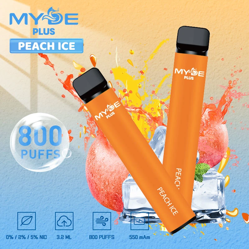 Myde Factory Prix bas Vaporisateur personnalisé Puff plus Vape jetable 800 bouffée