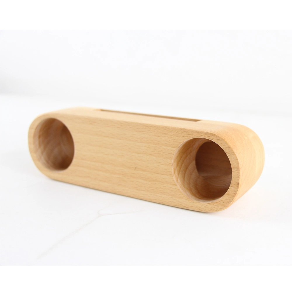 Diseño Bamboo Cherry altavoz amplificador de madera para teléfono