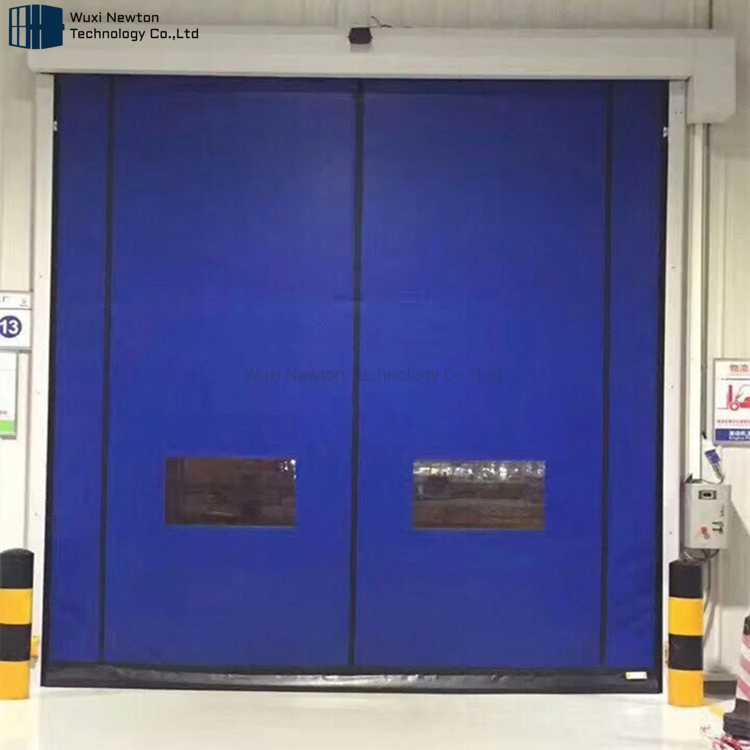 Automatic Zipper Self Repairing High Speed Fast Roller Shutter Fabric Door