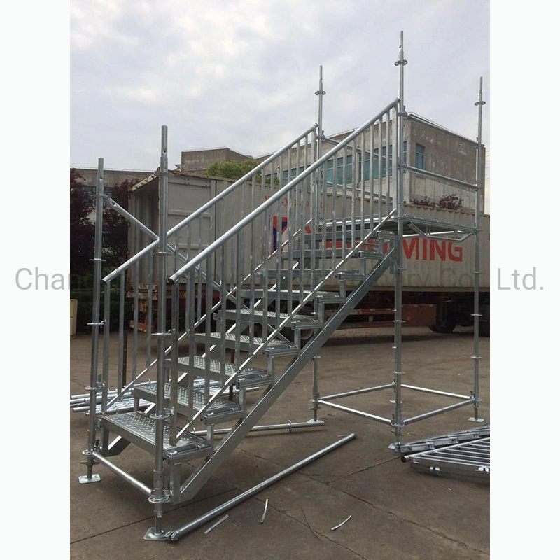 Outdoor Event Galvanized Steel Stage Stairs for Event Use