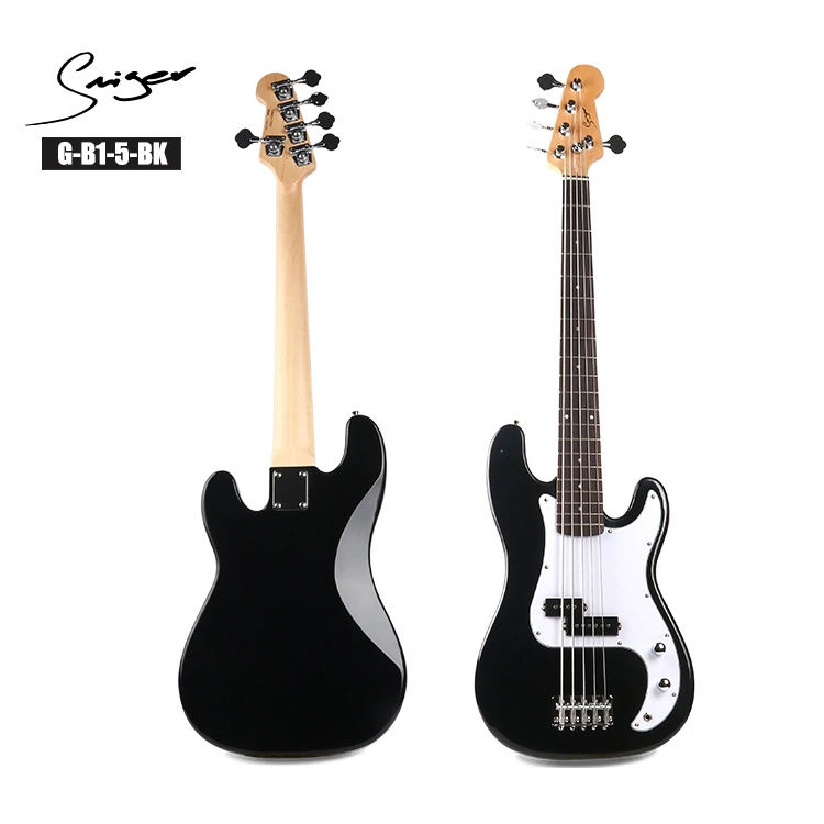 Smiger 5 Strings Red E-Gitarre Bass