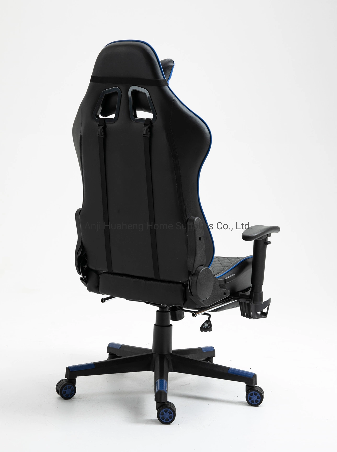 Anji Factory Ergonomic Reclining Gaming Chair with Footrest Cup Holder Office Chair