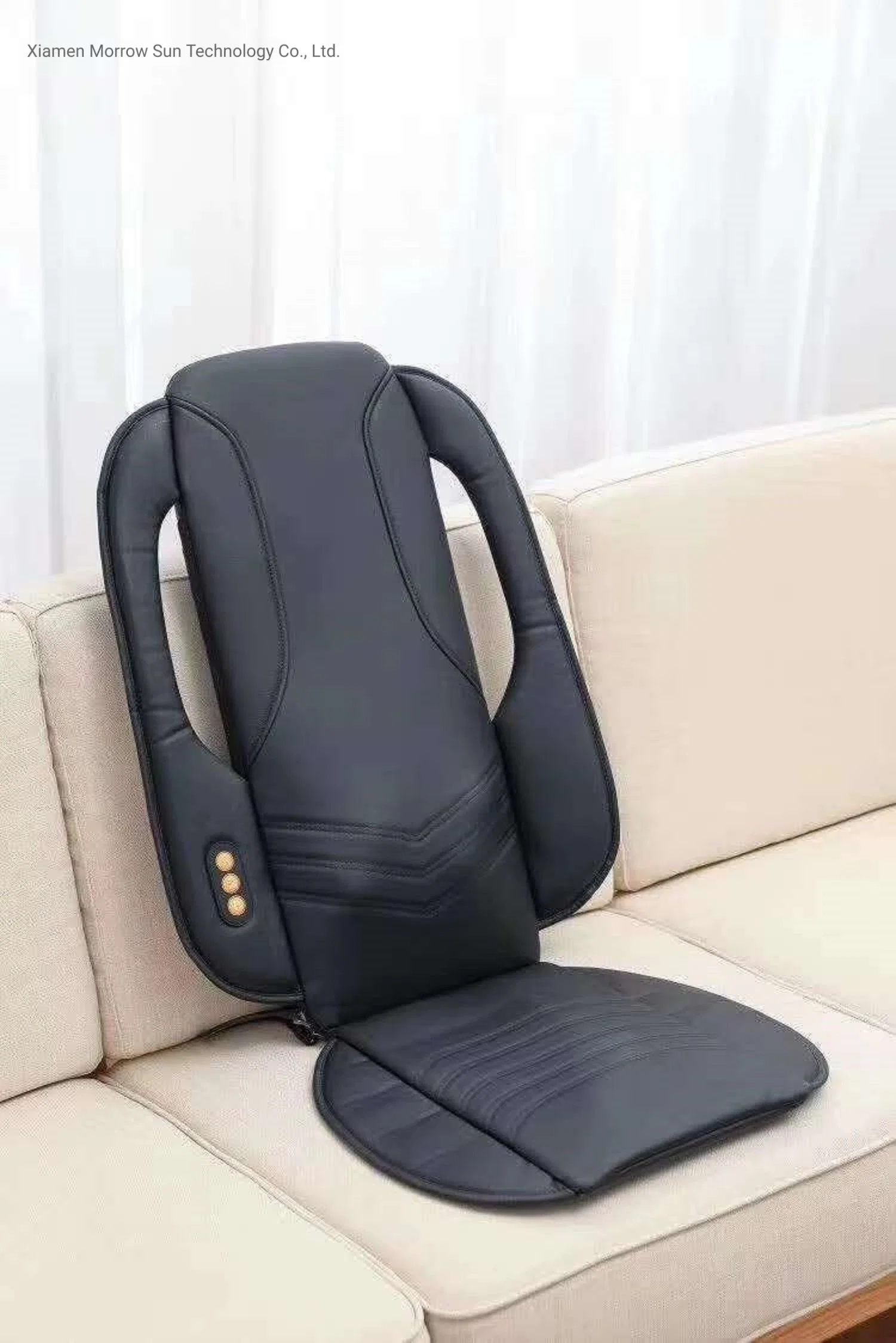 Cheapest New Design Comfortable Car Shiatsu Kneading and Rolling Back Infrared Ultrathin Massage Cushion