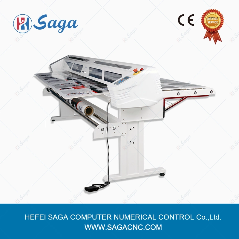 X Cutter Trimmer Automatic Rolling Red Light Positioning High-Speed Rotary Tool Advertising Plate Cutting Machine.