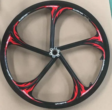 Les fabricants proposent directement un jeu de roues intégrées en alliage de magnésium de 24 pouces Roue de vélo à anneau de roue électrique à moyeu de roue intégré de tram au lithium Pureté de l'anneau en Chine
