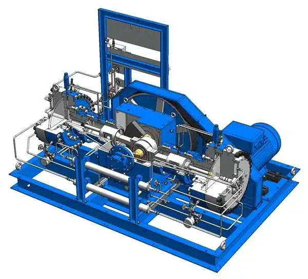 700 Bar hidrógeno industrial membrana de nitrógeno diafragma reciprocar compresor de Helio fabricante