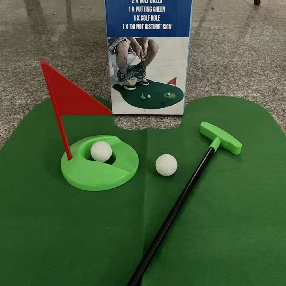 Jogo de Golfe higiénico jogar mini-golfe em qualquer toalete/banheiro grande wc piada tempo dom para o golfista Bl18739