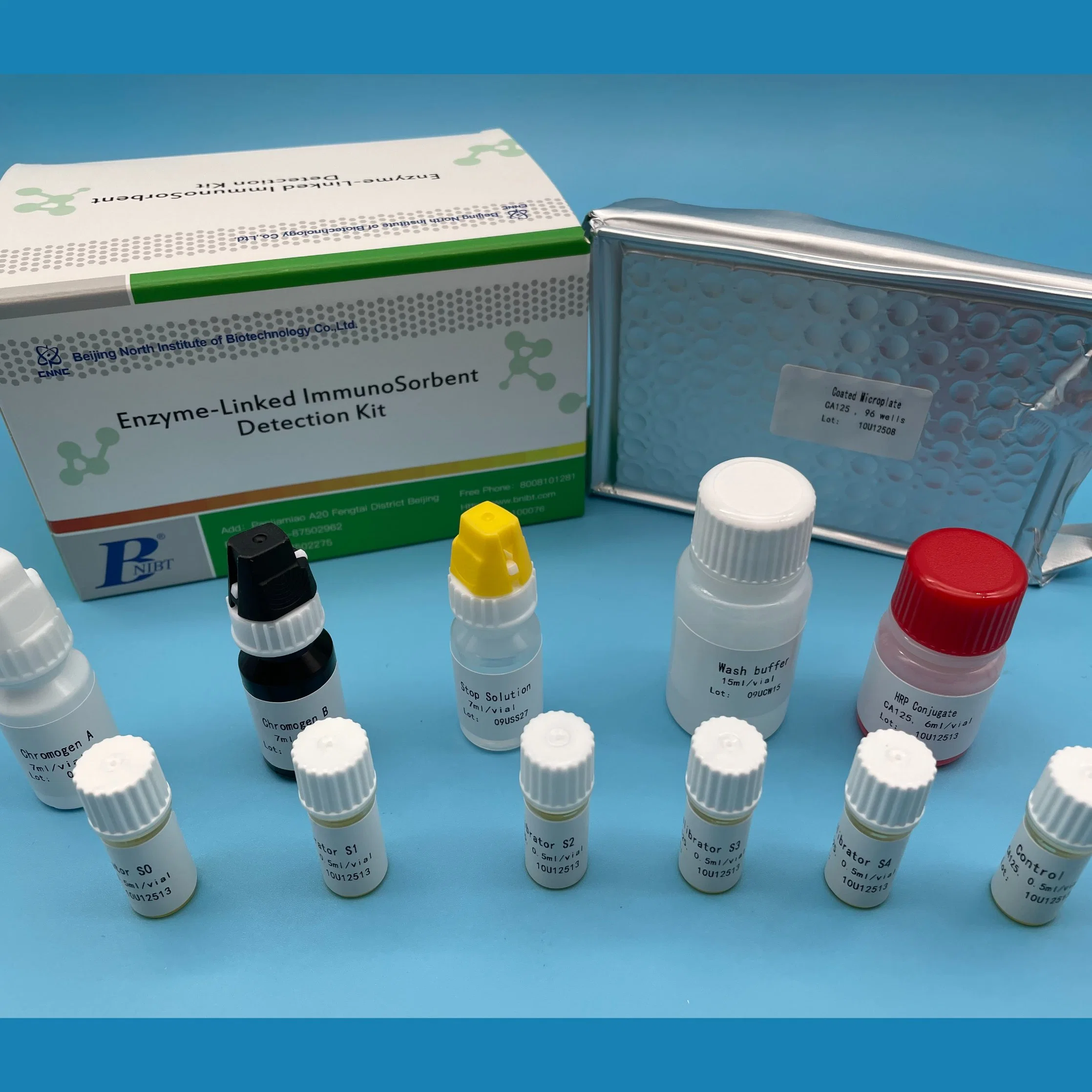 Las enfermedades infecciosas Hbsag/VIH/VHC/Tp Kit de prueba de Elisa Elisa reactivo de prueba de tamizaje de la sangre