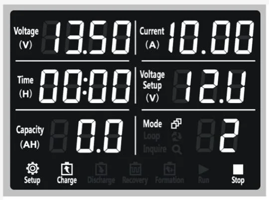 6-canal E-Bike / E-Scooter de 6V 12V 16V Batería de almacenamiento de ácido de plomo de descarga de carga de las pruebas de capacidad regeneradora de pulso