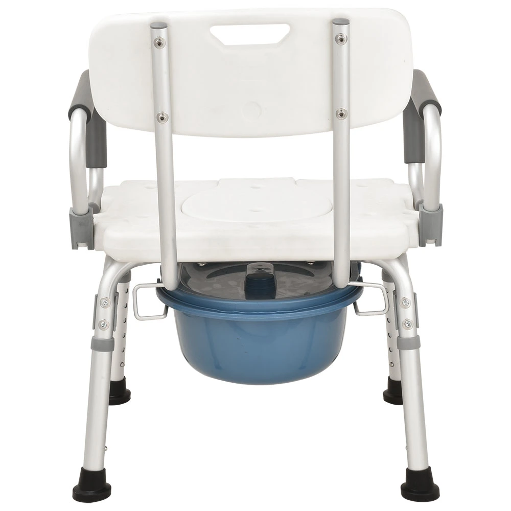 Heinsy Bathroom Shower Bath Commode Chair for Elderly Senior Disabled