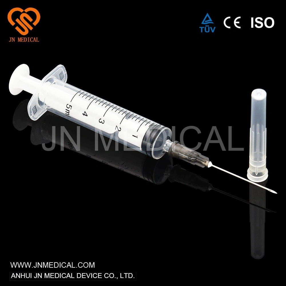 1 ml de vaccin seringue Luer Slip seringue luer-lock médicaux jetables avec aiguille stérile pour les adultes Eo CE&amp;ISO