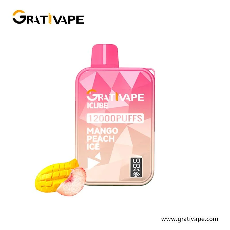 Grativape Icube 12000 Puffs 5 Geschmacksrichtungen Elektronische Zigarette Fume Einweg Vape