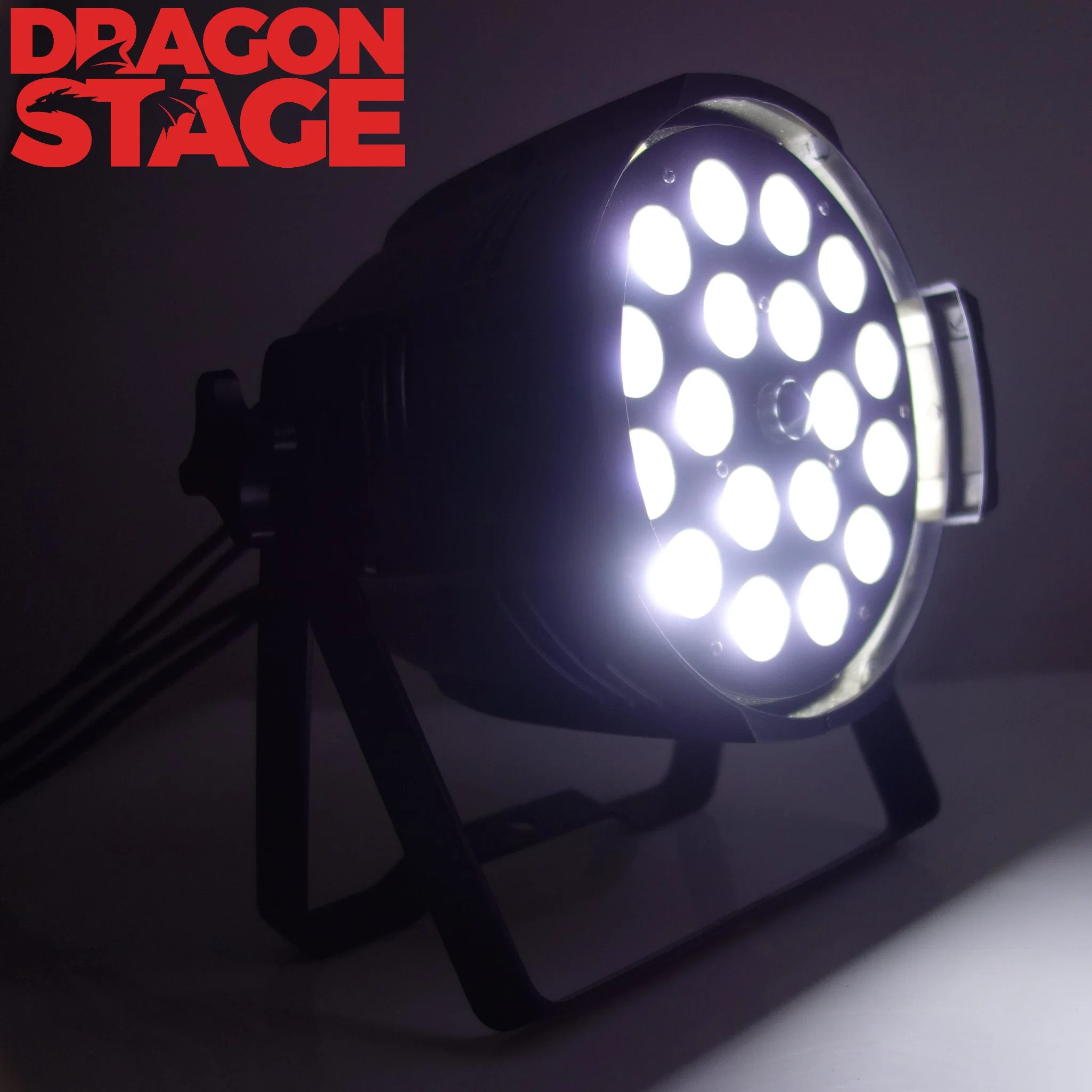 Dragonstage 180W/216W/270W 18X10W 4NO1 Shell de plástico grande DJ Professional Iluminação Interior RGBW Melhor Preço + 18 UV LED luzes PAR