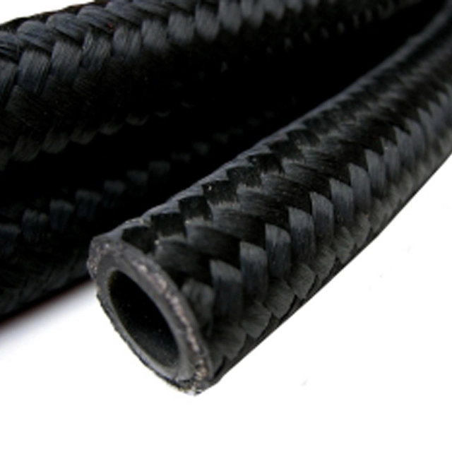 Oil Resistant Nylon Cotton Braid Rubber Hydraulic Hose SAE100 R5 Pipe