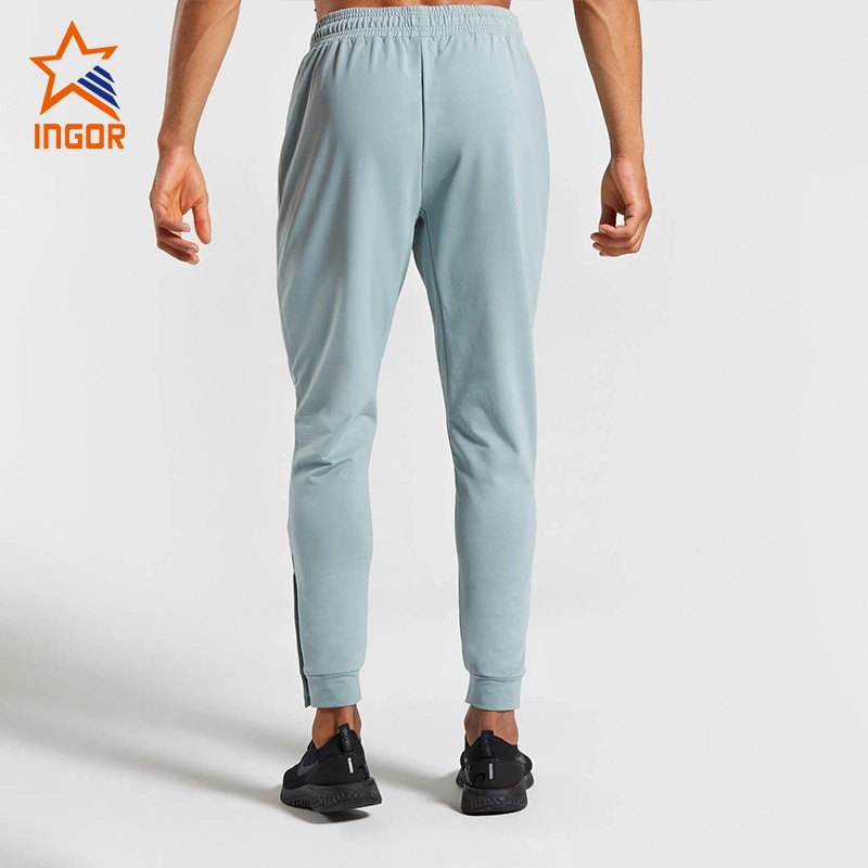 Ingorsports Hombre Logo personalizado Entrenamiento Sportswear running Casual Slim Fit Pantalones deportivos