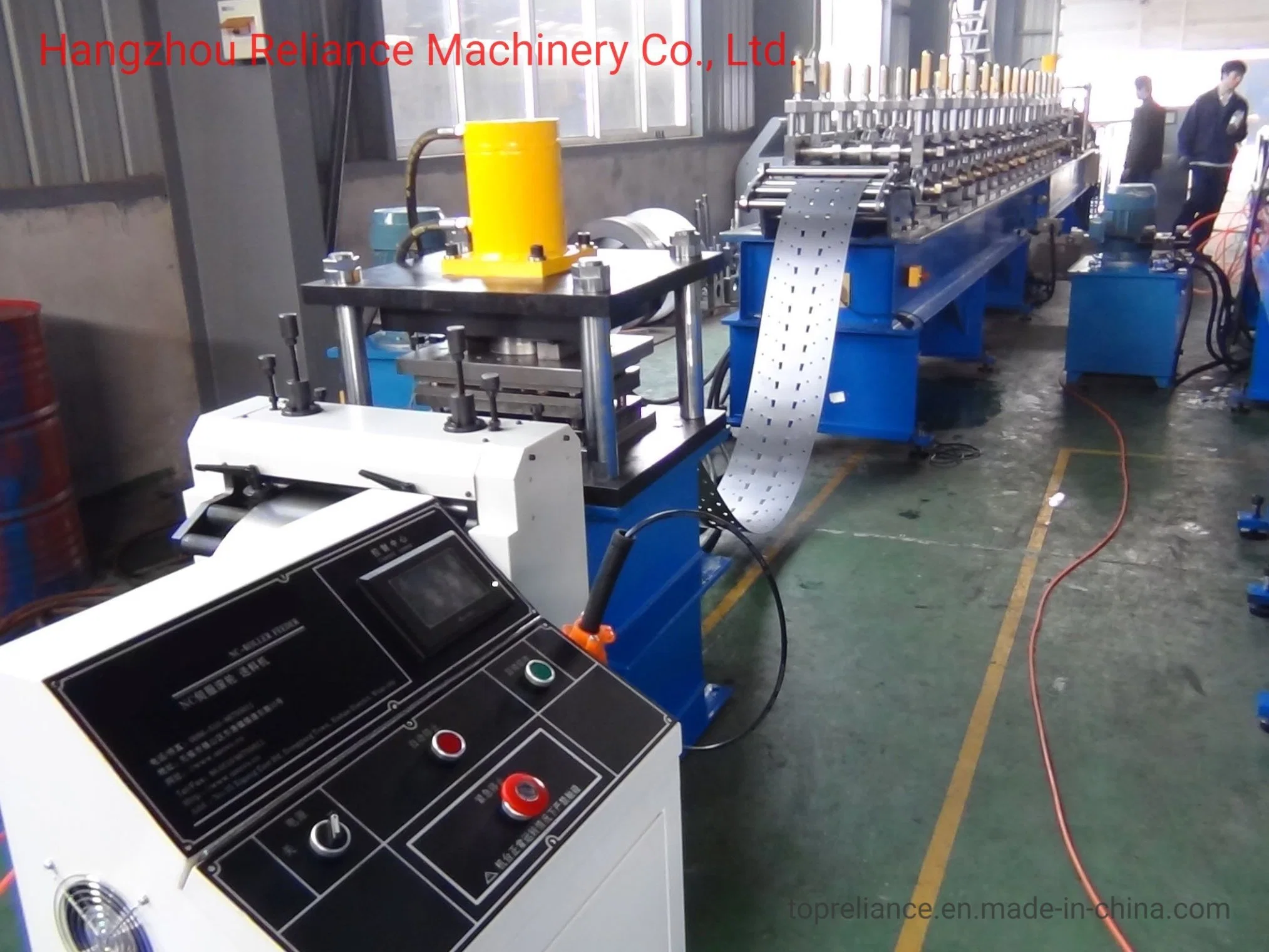 Storage Warehouse Shelf Production Line Upright Rack Column Roll Forming Machine Equipment