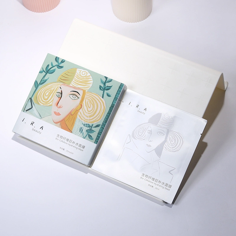 Silver Cardboard Nano UV Skin Care Products Packaging Box