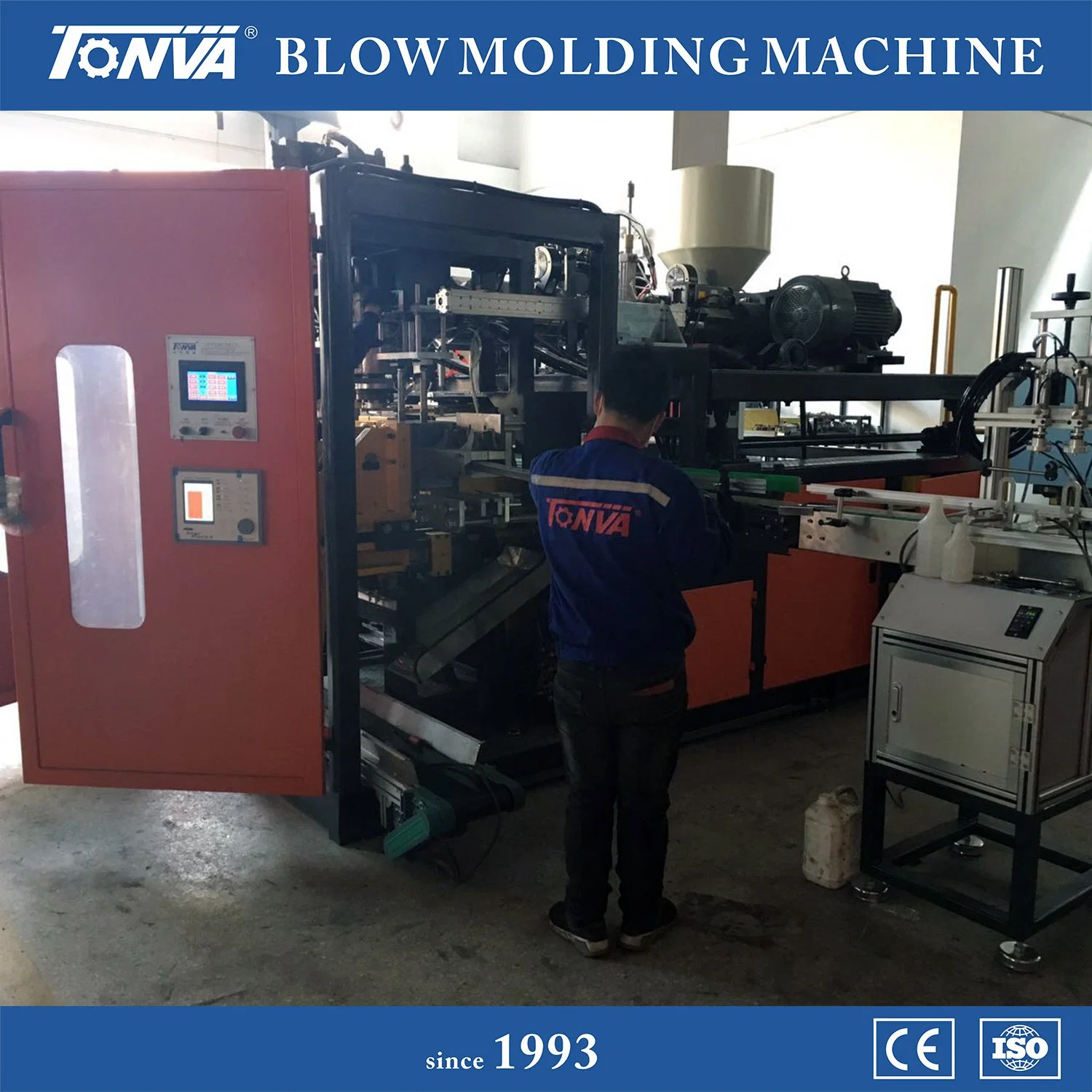 Plastic PE Sprayer Bottle Extrusion Blowing Machine Taizhou