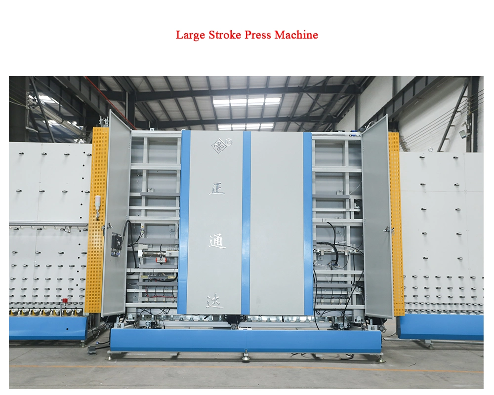 6meters Intelligent Connection Insulating Glass Making Machines with Stainless Steel Vertical Glass Washer