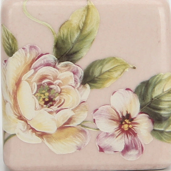 Br007 Fancy Ceramic Pink Lotion pot à biberon porcelaine main Bouteille de désinfectant Accessoires modernes salle de bains