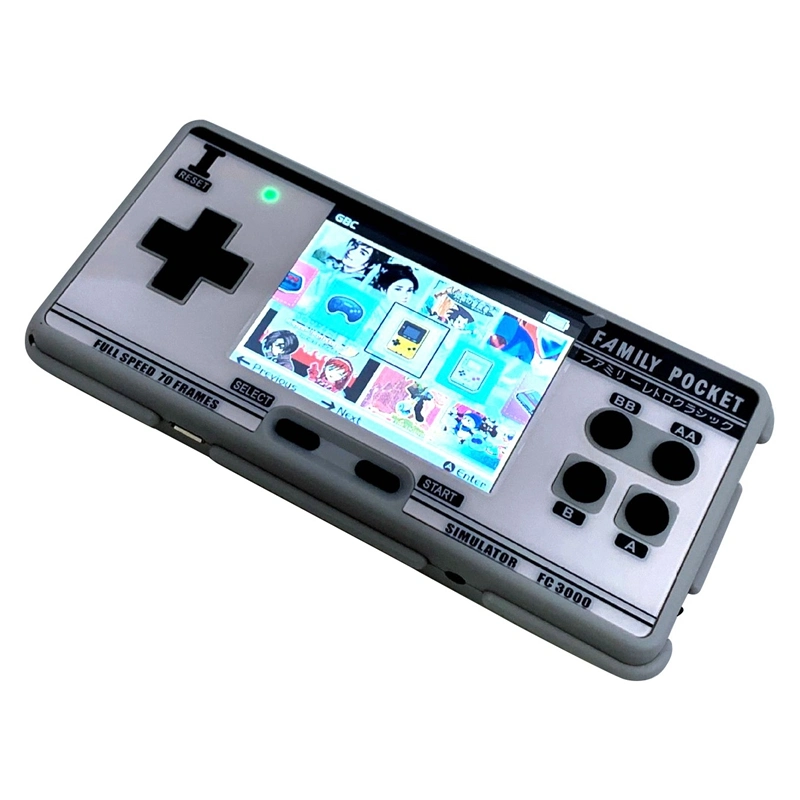 FC3000 Handheld Game Console 8 Simulator 2000 Game Can Increase The Game Children's Color Screen Game Console