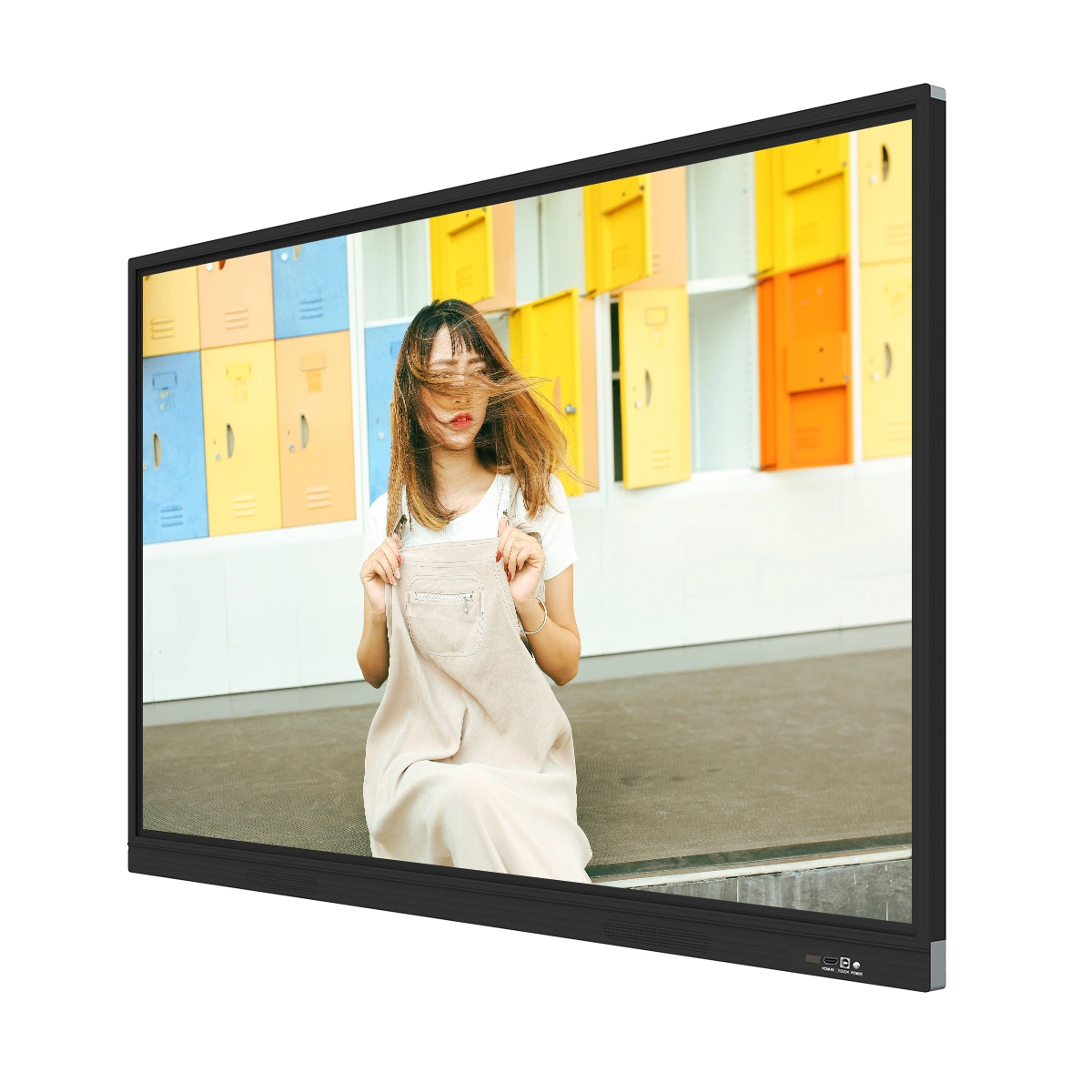 Suporte de piso móvel de televisão OEM 4K Ultra smart TV HD para Home