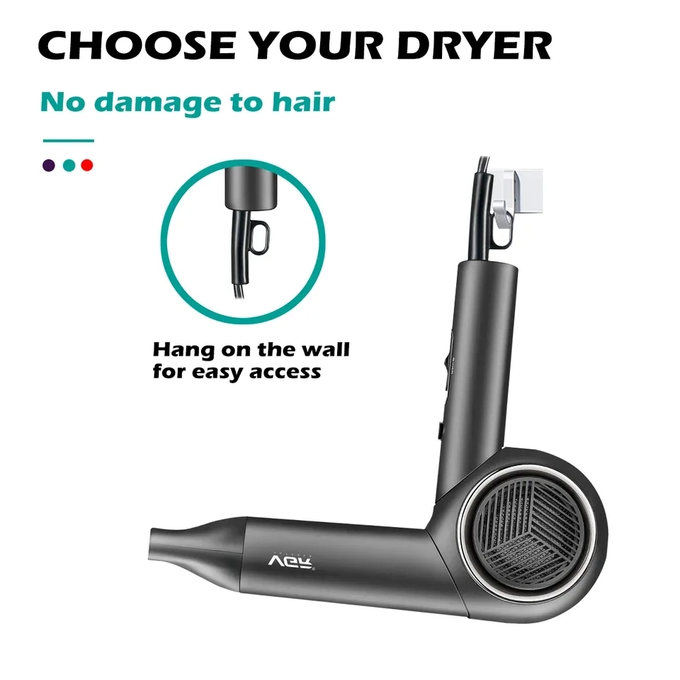 1600-2000W Powerful Foldable Electric Professional Travel Hair Dryer