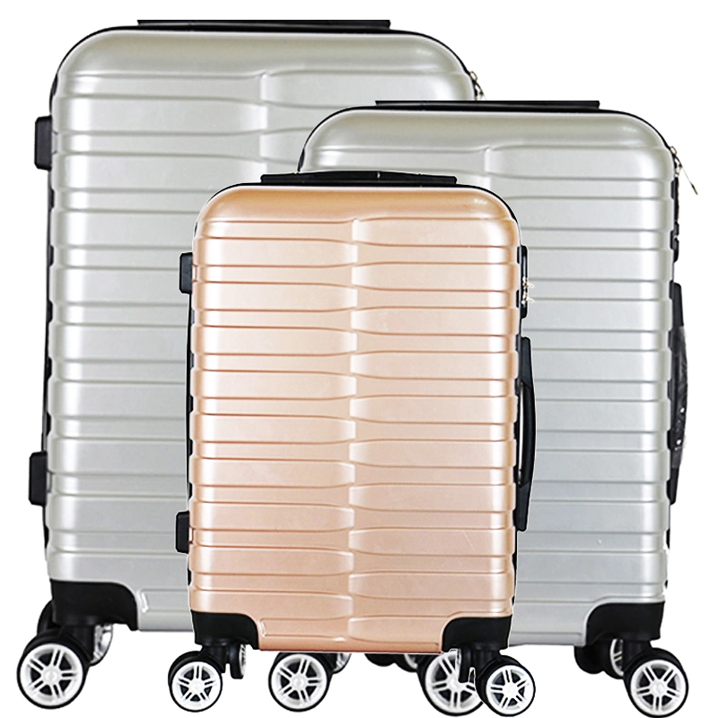 Fashion PC+ABS Glossy Super Shiny Travel Luggage Trolley Bag