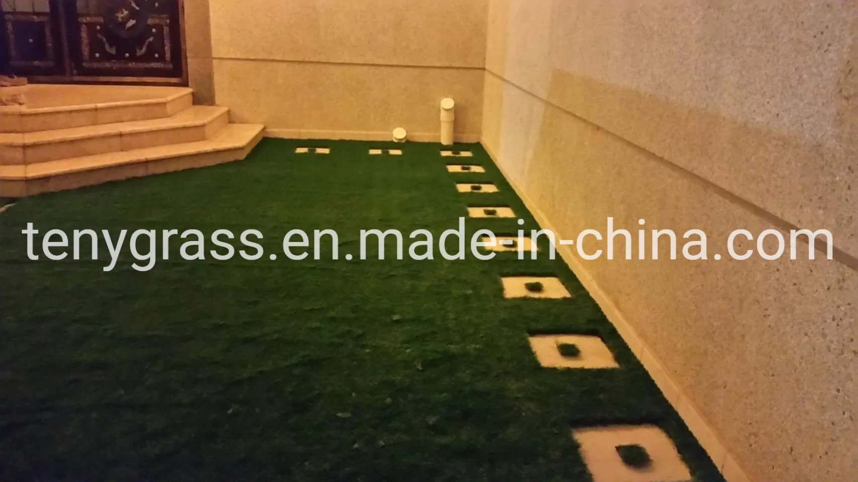 Free Sample Available 16800 Density 4 Colors Fake Artificial Synthetic Grass Landscaping Lawn