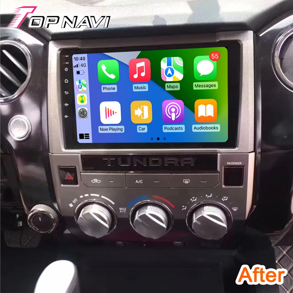 9inch Touch Screen Android 12 for Toyota Tundra 2014 2015 2016 2017 2018 Car Radio Auto Stereo Multimedia Player Navigation DSP Carplay