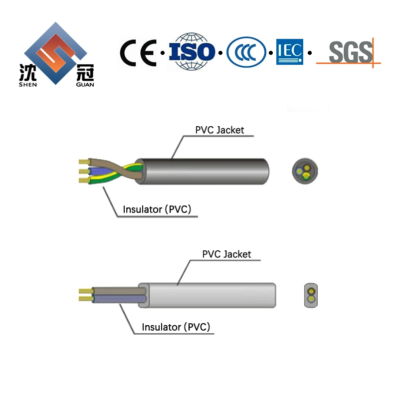 Shenguan MCP 0.66/1.14kv Pcg Conducteur en cuivre étamé CPE blindé en caoutchouc de haute qualité résistant à la chaleur des prix de gros d'exploitation minière de soudage/câble en caoutchouc de charbon