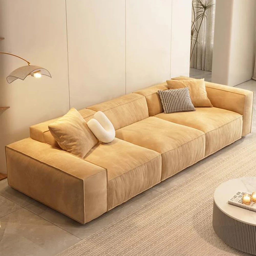 Modular Corner Sofa Set Linen Fabric Sectional Living Room Sofas Luxury High quality/High cost performance  Modern Sofa