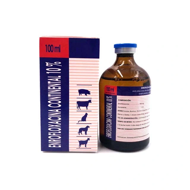 Enrofloxacin Injection Veterinary Medicine for Animal Use 100 Ml with Good Quality