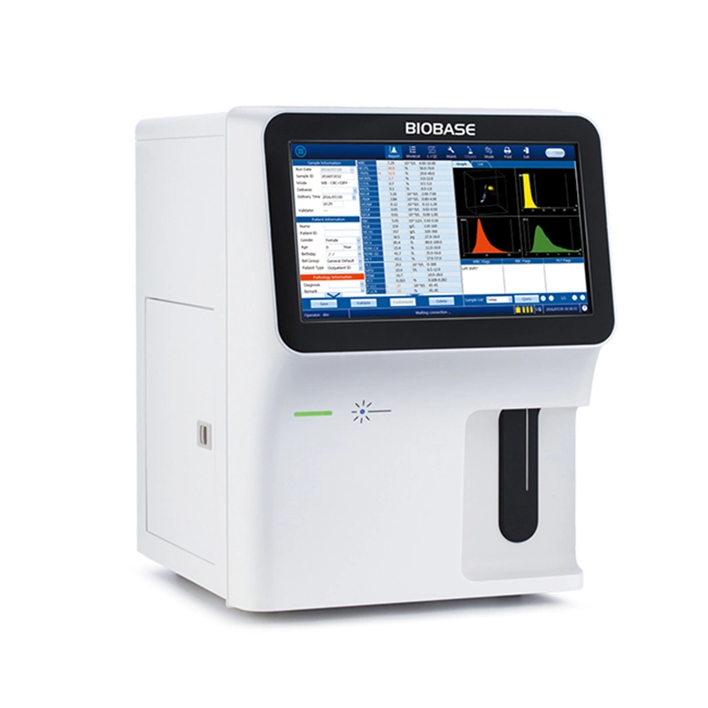 Biobase Manufacturers Fully Automated Portable Hematology Analyzer 5 Parts Hematology Analyzer Fully Automatic