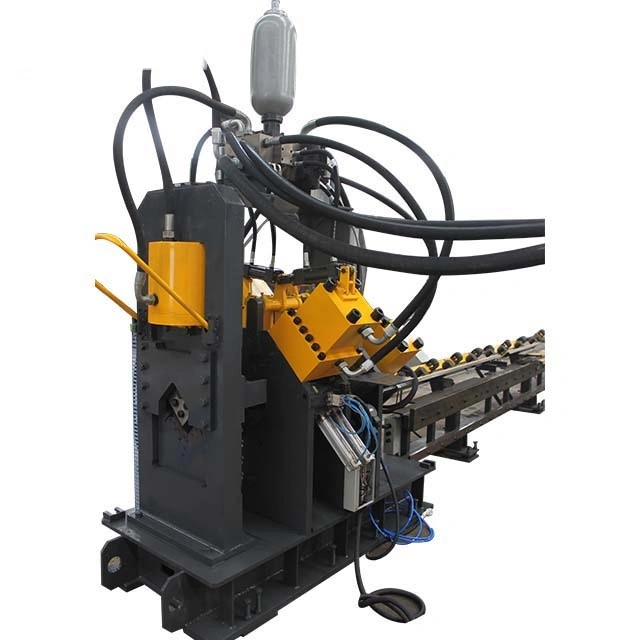 Máquina de corte de punzonado de acero angular CNC con calidad profesional