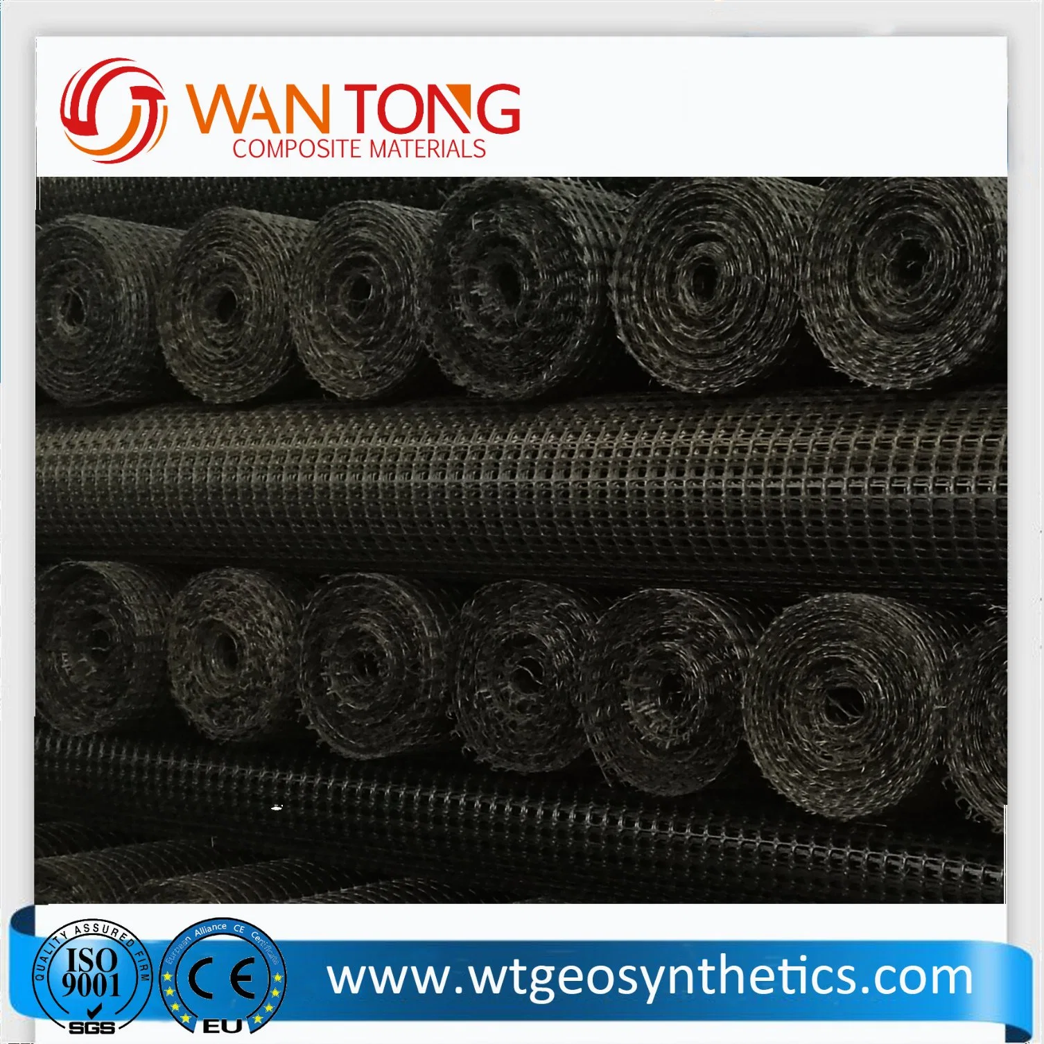 3030kn Airport Road Reinforcement PP Plastic Biaxial Geogrid