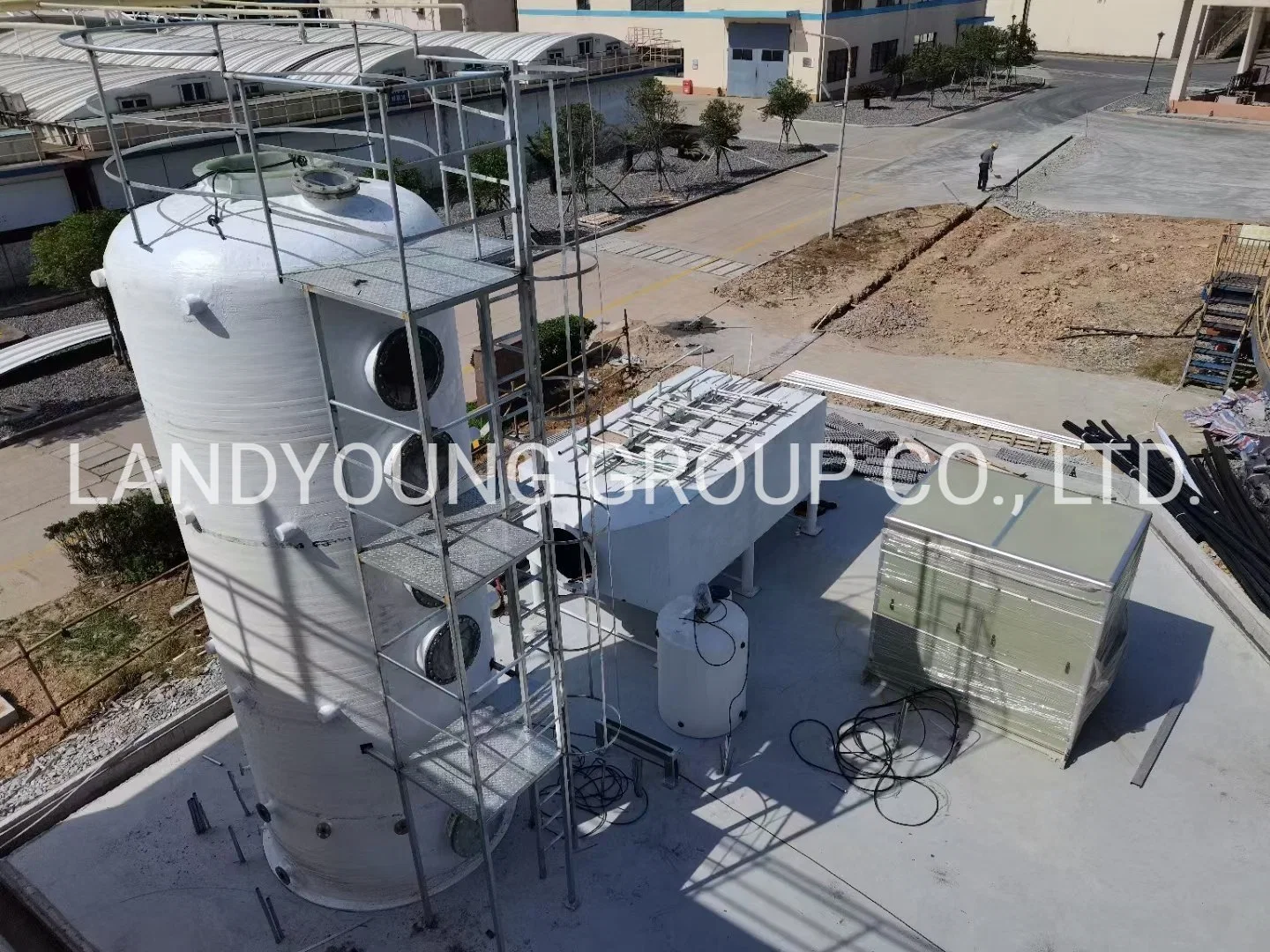 FRP Tower FRP Tanks and Equipments FRP Desulfurization Tower