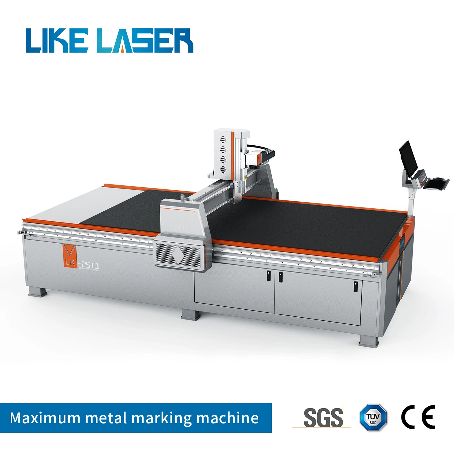 1300mm*2500mm Laser Cutting and Engraving Machine for Stainless Steel Sheet Decoration